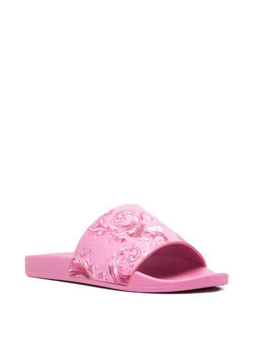 Ciabatta donna con stampa Versace jeans Couture | 80VA3SQ3ZS365499